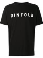 Kinfolk Logo Print T-shirt, Men's, Size: Medium, Black, Cotton