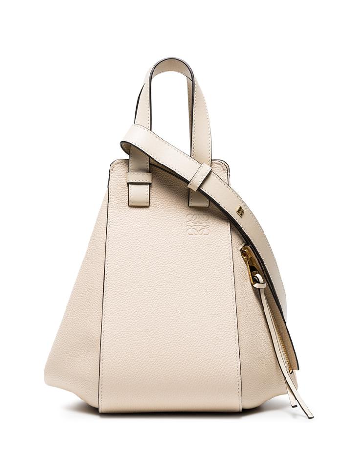 Loewe Cream Hammock Leather Shoulder Bag - Nude & Neutrals