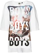 Fausto Puglisi - Boys Graphic T-shirt - Women - Cotton - 44, White, Cotton