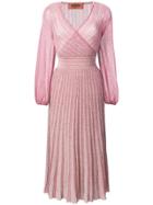 Missoni Glitter Knitted Midi Dress - Pink