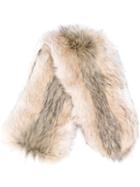 Urbancode Textured Furry Scarf - Neutrals