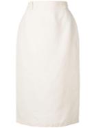 Versace Pre-owned Classic Pencil Skirt - White