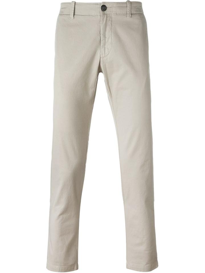 Stone Island Straight Leg Trousers, Men's, Size: 29, Nude/neutrals, Cotton/spandex/elastane