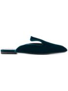 Jil Sander Classic Slip-on Mules - Blue