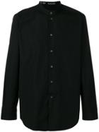 Alessandro Gherardi Mandarin Neck Shirt - Black