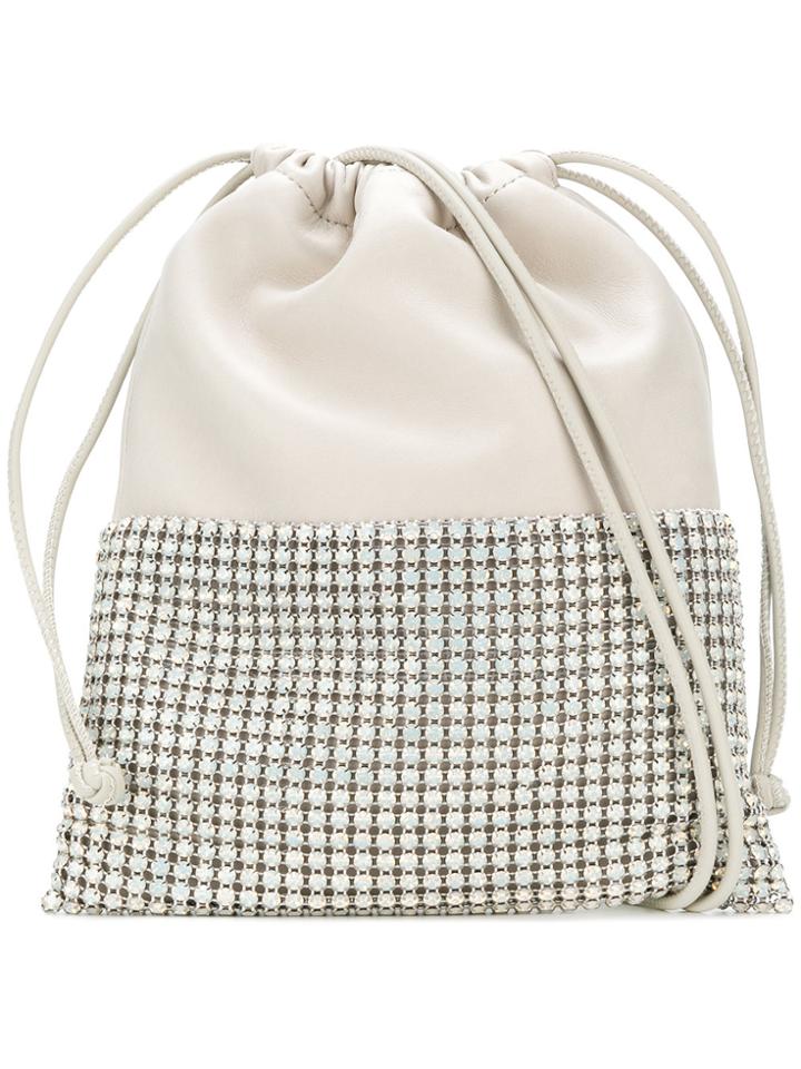 Alexander Wang Ryan Mini Rhinestone Dustbag - Nude & Neutrals