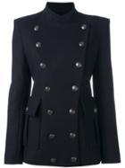Pierre Balmain Buttoned Fitted Jacket - Blue