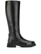 Tod's Gommino Embellished Knee-height Boots - Black