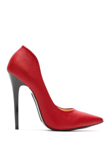 À La Garçonne Just Impossible + Vera Roloff Pumps - Red