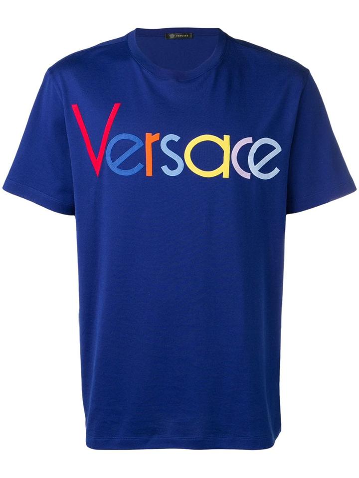 Versace Vintage Logo T-shirt - Blue