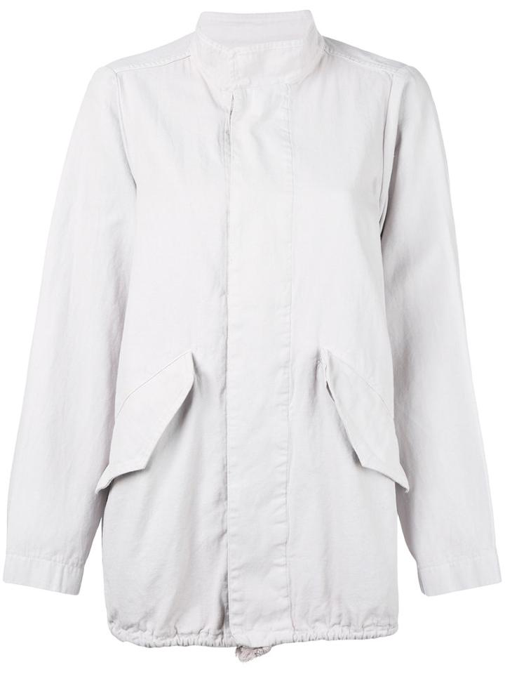 Labo Art - Buttoned Jacket - Women - Cotton - 1, Pink/purple, Cotton