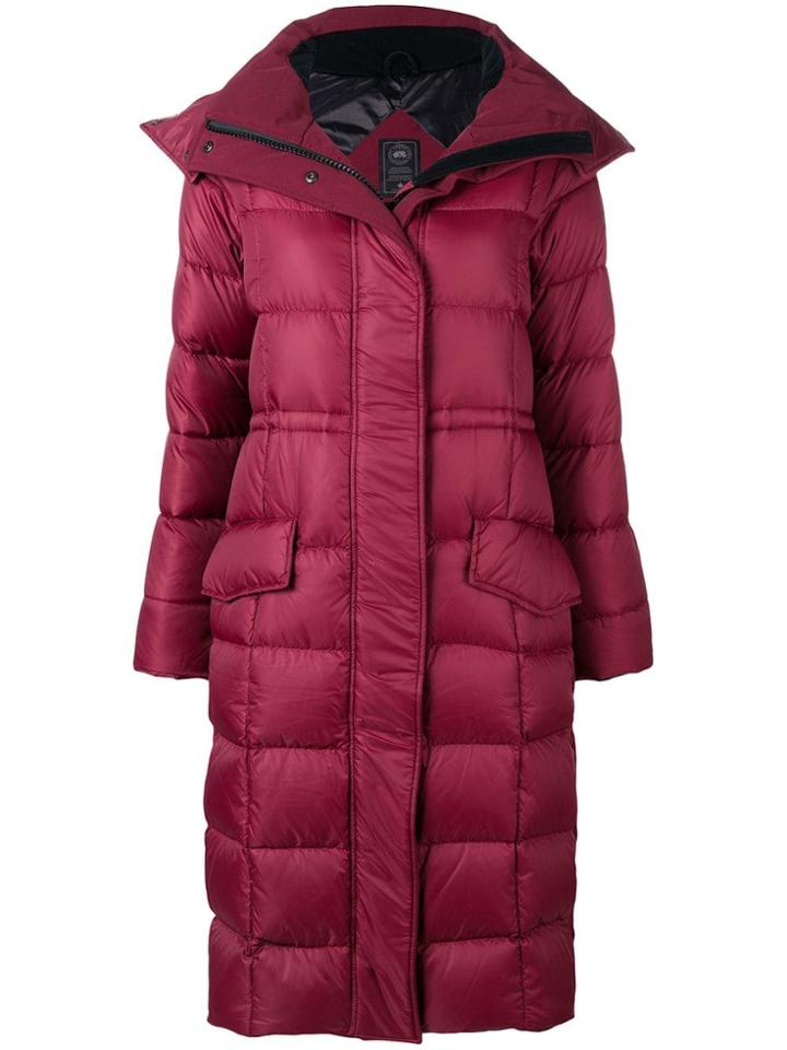 Canada Goose Lunenburg Parka Coat - Red