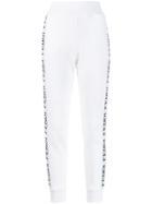 Fendi Tapered Track Style Trousers - White