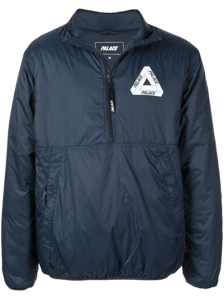 Palace Logo Kangaroo Jacket - Blue