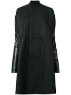 Rick Owens Sail Coat, Women's, Size: 40, Black, Viscose/cupro/polyester/cotton