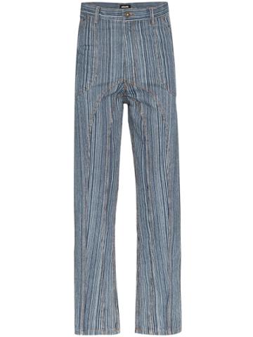 Ahluwalia Ahlu Stripe Sig Dnm Jns Blu - Blue