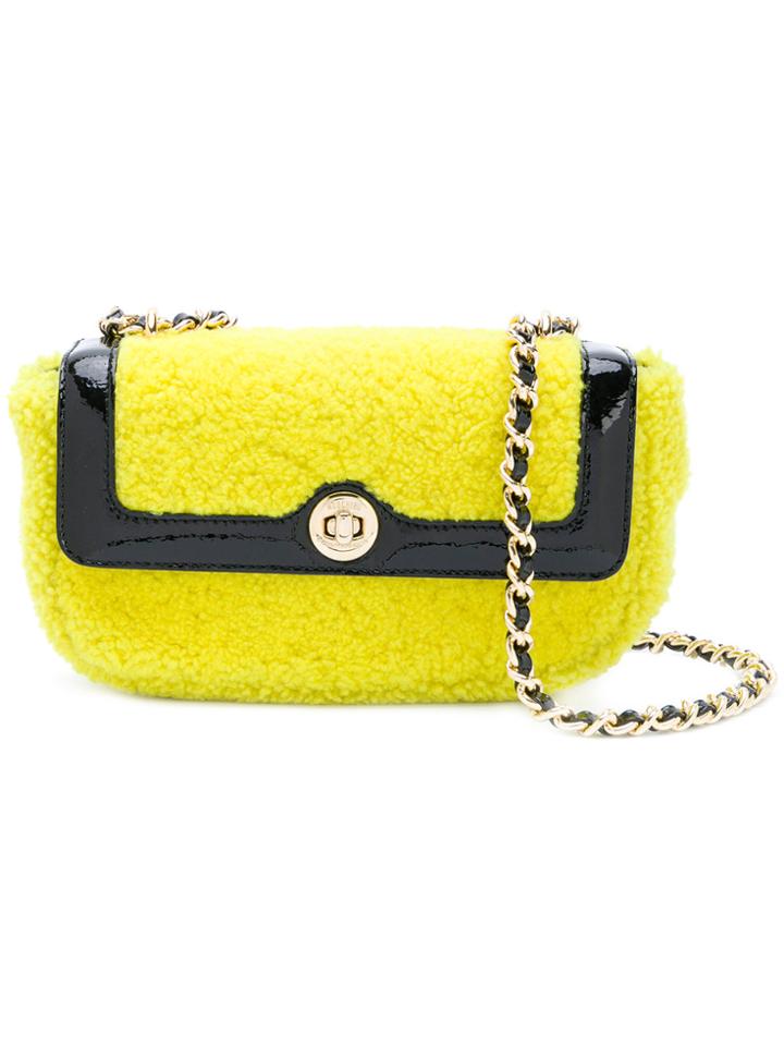 Moschino Vintage Furry Shoulder Bag - Yellow & Orange