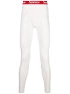 Supreme Hanes Thermal Pants - White