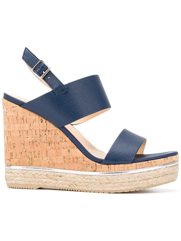 Hogan Wedged Sandals - Blue