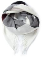 Burberry Haymarket Check Scarf, Women's, Nude/neutrals, Merino