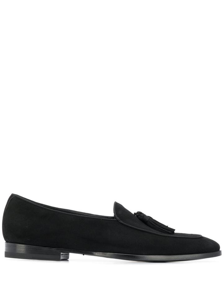 Tagliatore Tassel Detail Loafers - Black