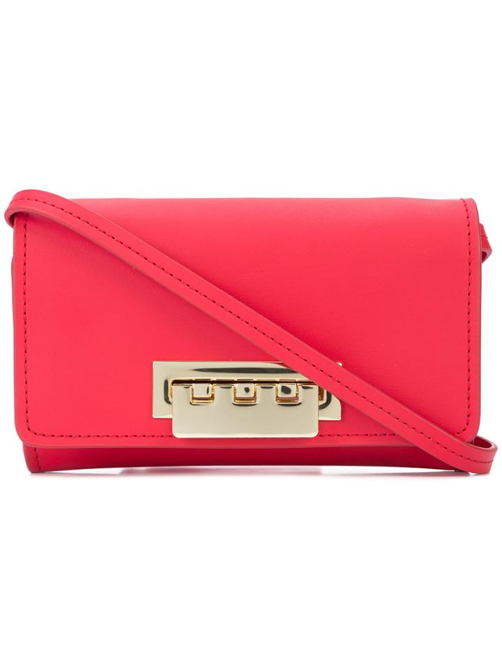 Zac Zac Posen Eartha Iconic Small Phone Wallet Crossbody Bag - Red