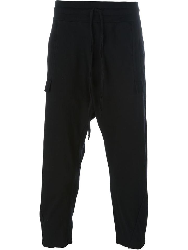 Lost & Found Rooms Cropped Pants, Men's, Size: Xs, Black, Cotton