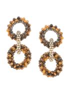 Rosantica Tiger Eye Earrings - Brown