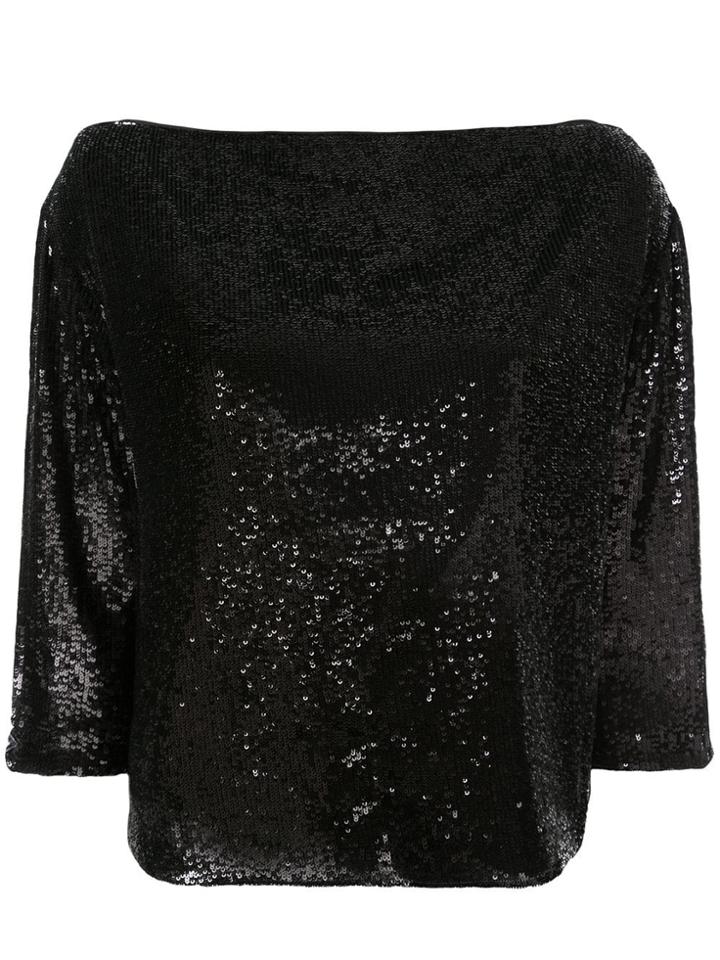 A.l.c. Sequin Embellished Blouse - Black