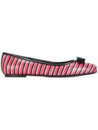 Salvatore Ferragamo 'varina' Zig-zag Flat Ballerinas