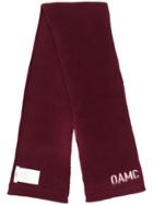 Oamc Contrast Logo Scarf - Red