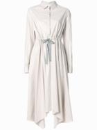Fabiana Filippi Drawstring Waist Dress - Nude & Neutrals