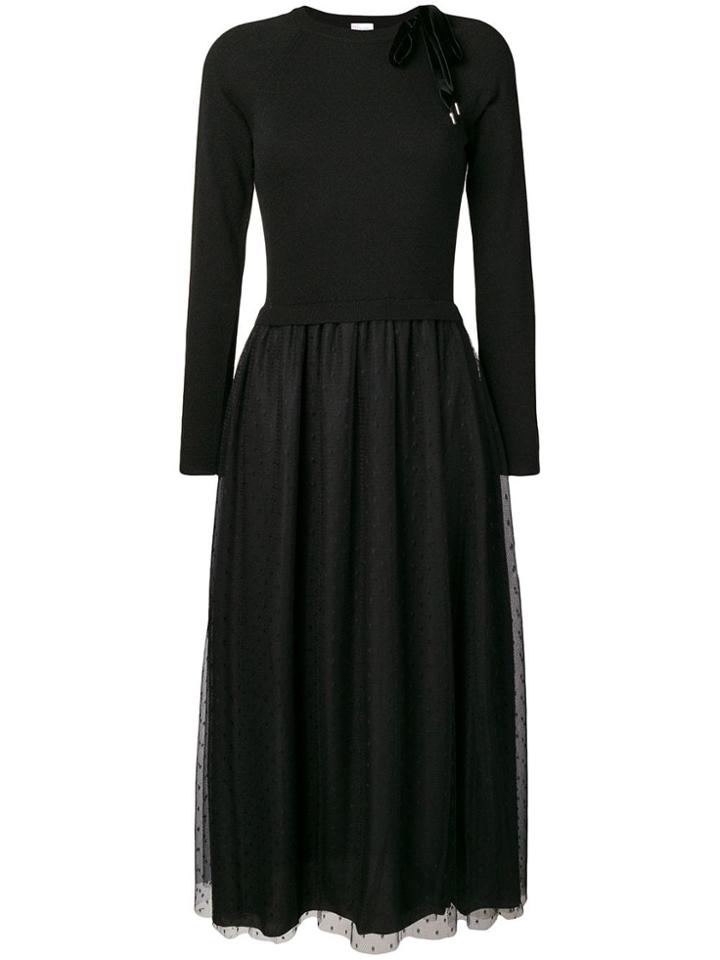 Red Valentino Red Valentino Qr0kd10945f 0no - Black