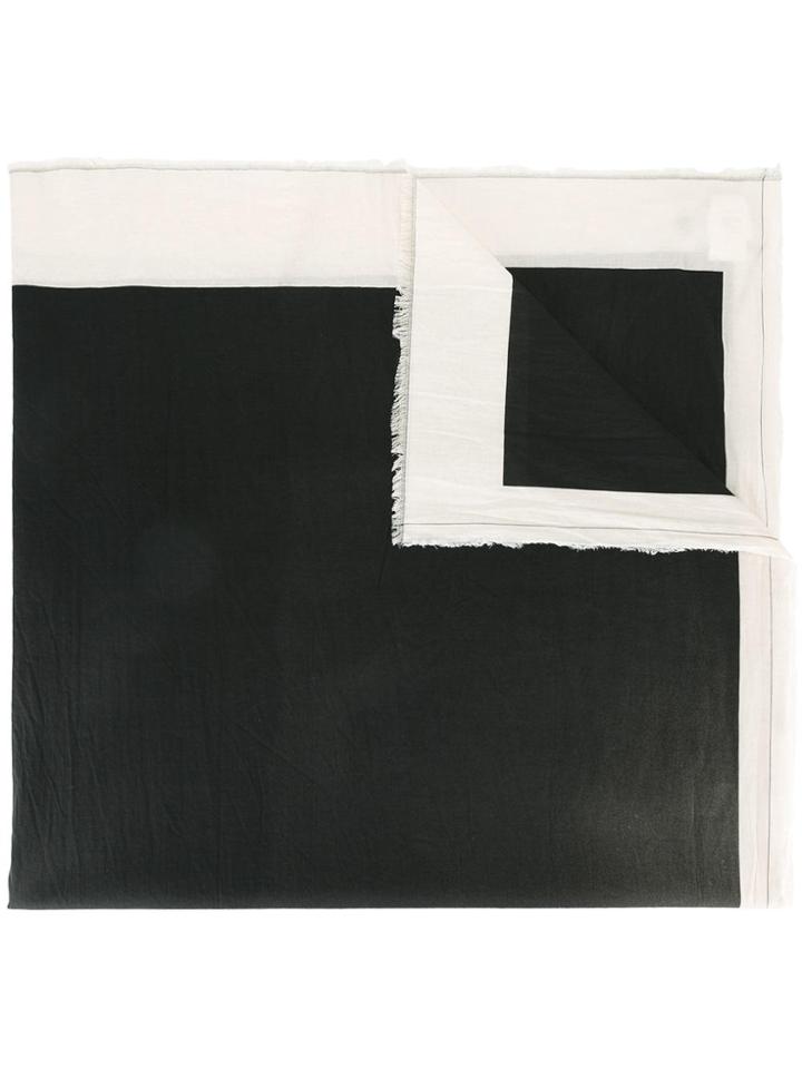 Lost & Found Ria Dunn Feet Print Scarf - Black