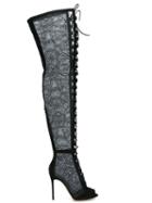 Gianvito Rossi Lace Thigh High Boots