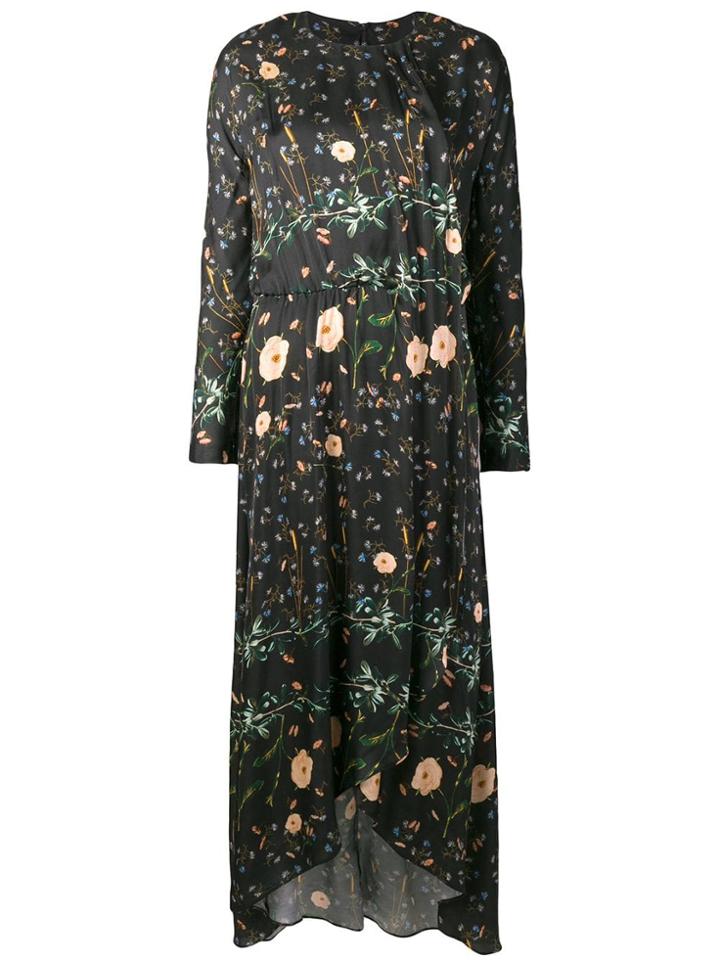 Ailanto Floral Printed Dress - Black
