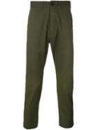 Numero00 - Cropped Trousers - Men - Cotton/spandex/elastane - Xl, Green, Cotton/spandex/elastane