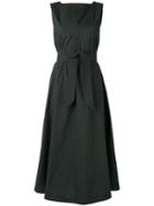 Lemaire - Flared Dress - Women - Cotton - 34, Green, Cotton