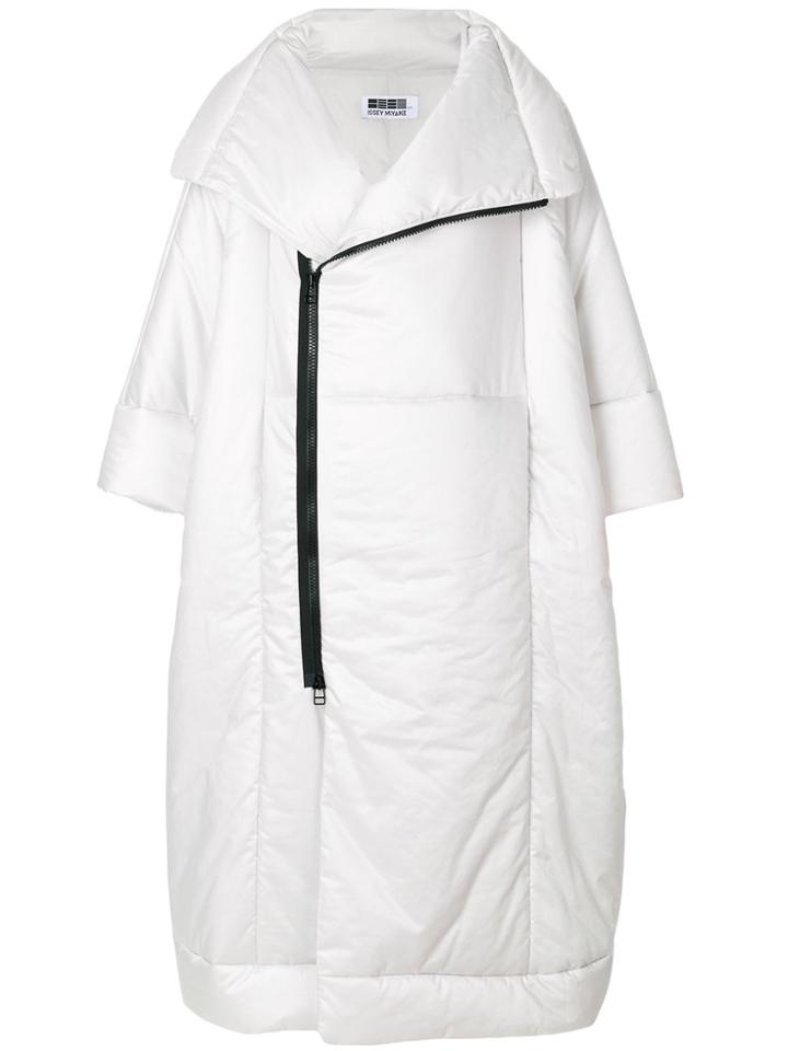 132 5. Issey Miyake Oversized Padded Coat - White