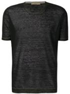 Nuur Short Sleeve Knitted T-shirt - Black
