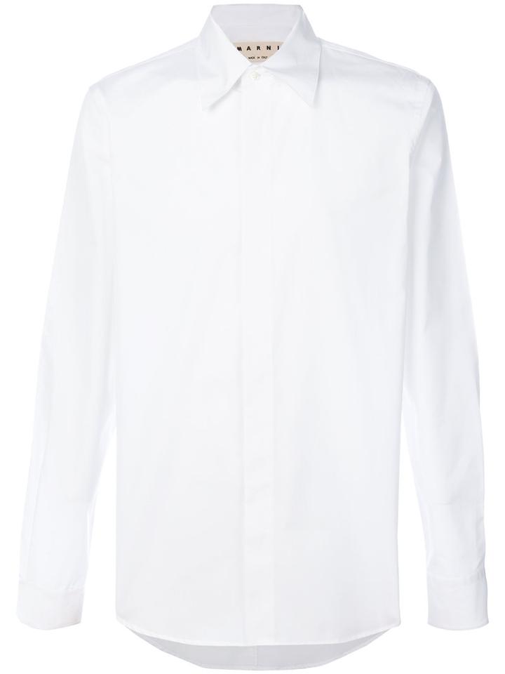 Marni - Classic Formal Shirt - Men - Cotton - 46, White, Cotton