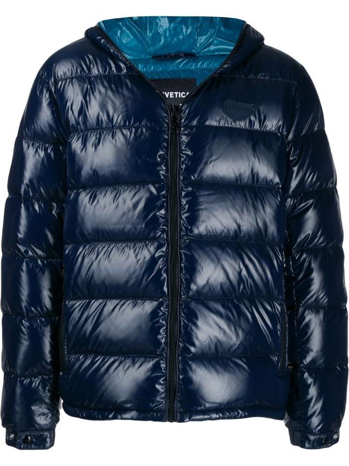 Duvetica Hooded Down Jacket - Blue