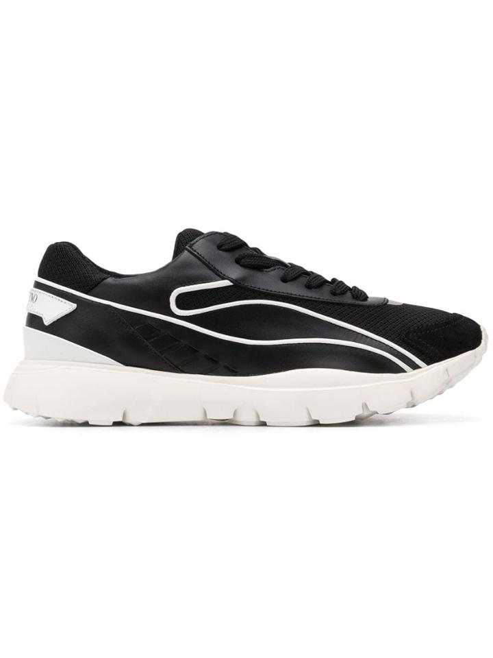 Valentino Valentino Qw2s0h50rxb 0no Nero Leather/fur/exotic