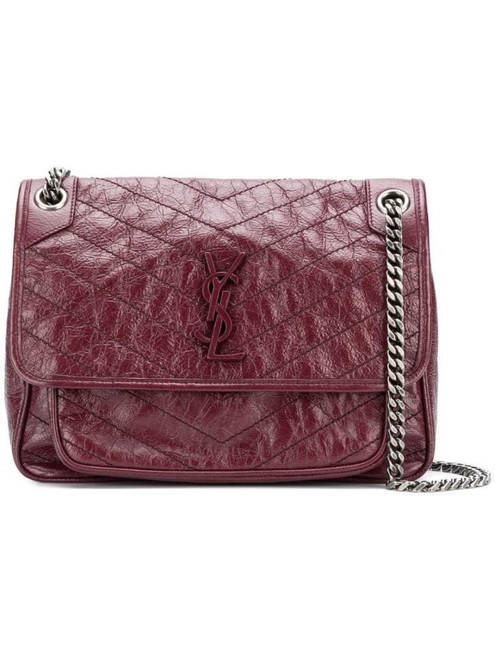 Saint Laurent Niki Medium Shoulder Bag - Red
