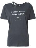 R13 Distressed Print T-shirt