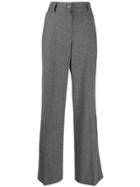 Chanel Pre-owned 2007 Wide-leg Trousers - Grey