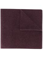 N.peal Cashmere Ribbed Wide Scarf, Adult Unisex, Pink/purple, Cashmere