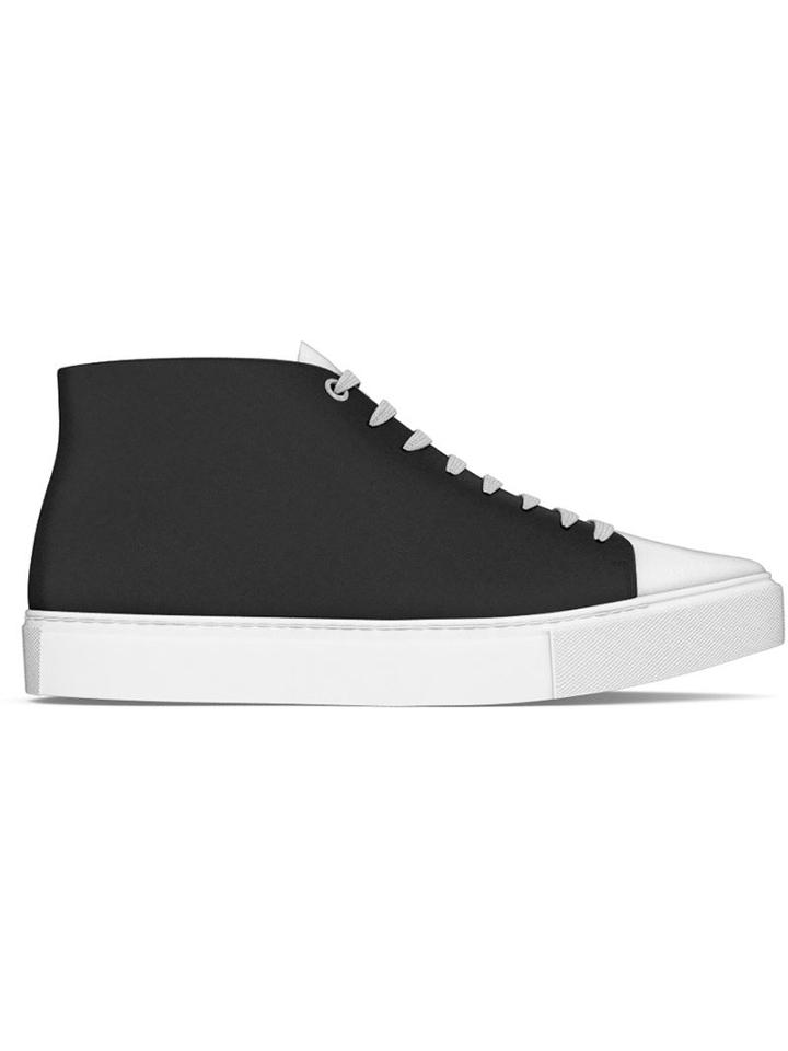 Myswear Carnaby Hi-top Sneakers, Men's, Size: 43, Black, Nappa Leather/rubber