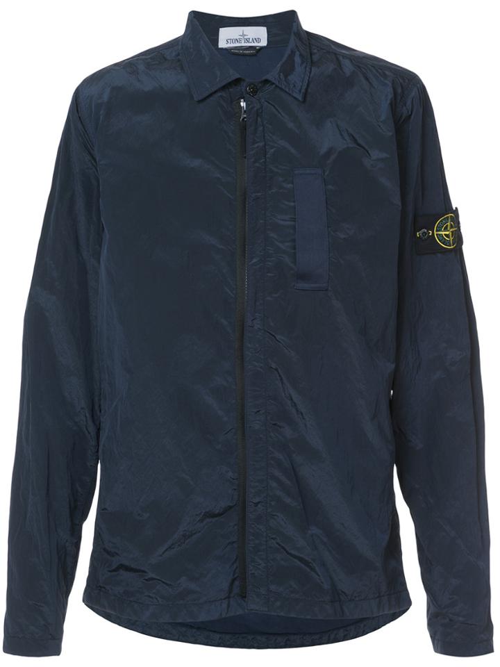 Stone Island Lightweight Shirt Jacket - Blue