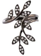 Joëlle Jewellery Diamond Leaves Ring